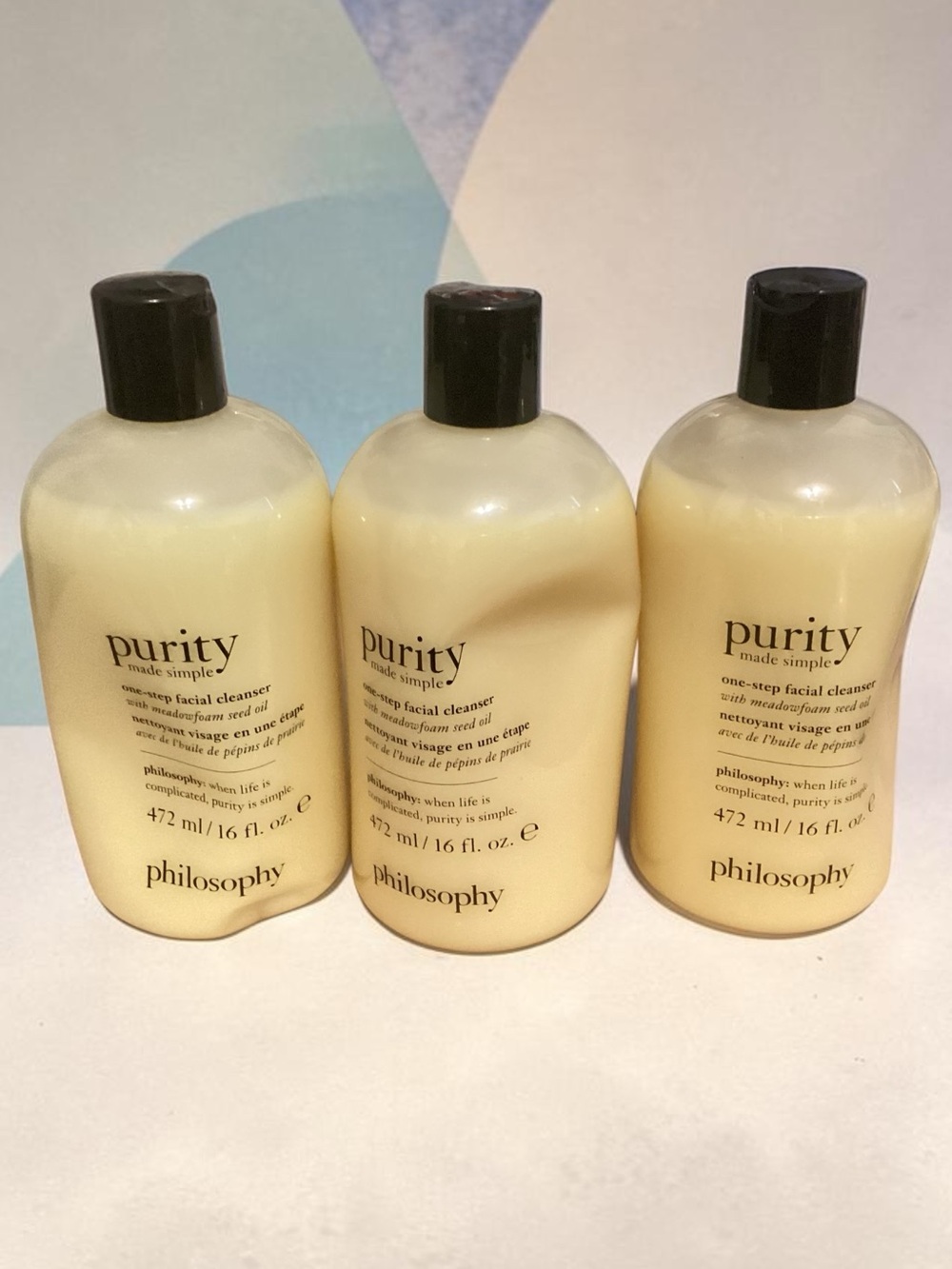 3 Philosophy Purity Made Simple Cleanser 16 oz Each